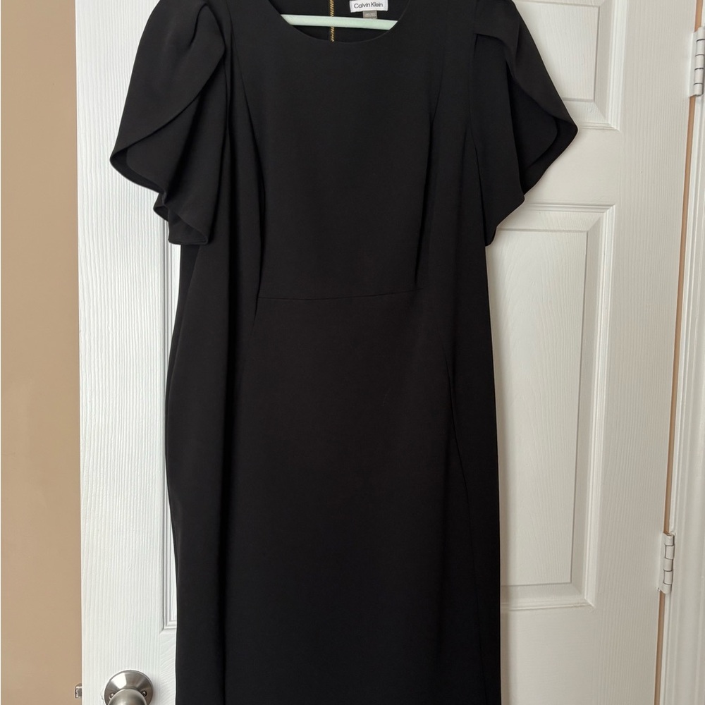 Calvin Klein Black Long Sleeve Dress